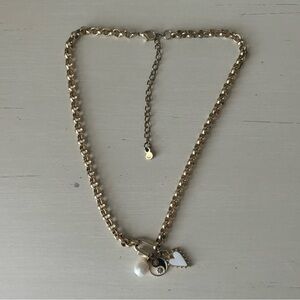 Baublebar gold chain charm necklace